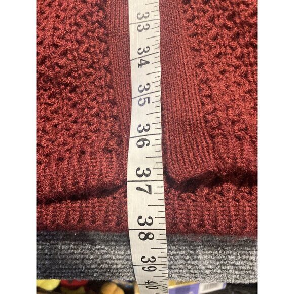Style & Co Knit Coatigan Women’s Size M Red Long Sleeve NWT MSRP $65 - Picture 6 of 9